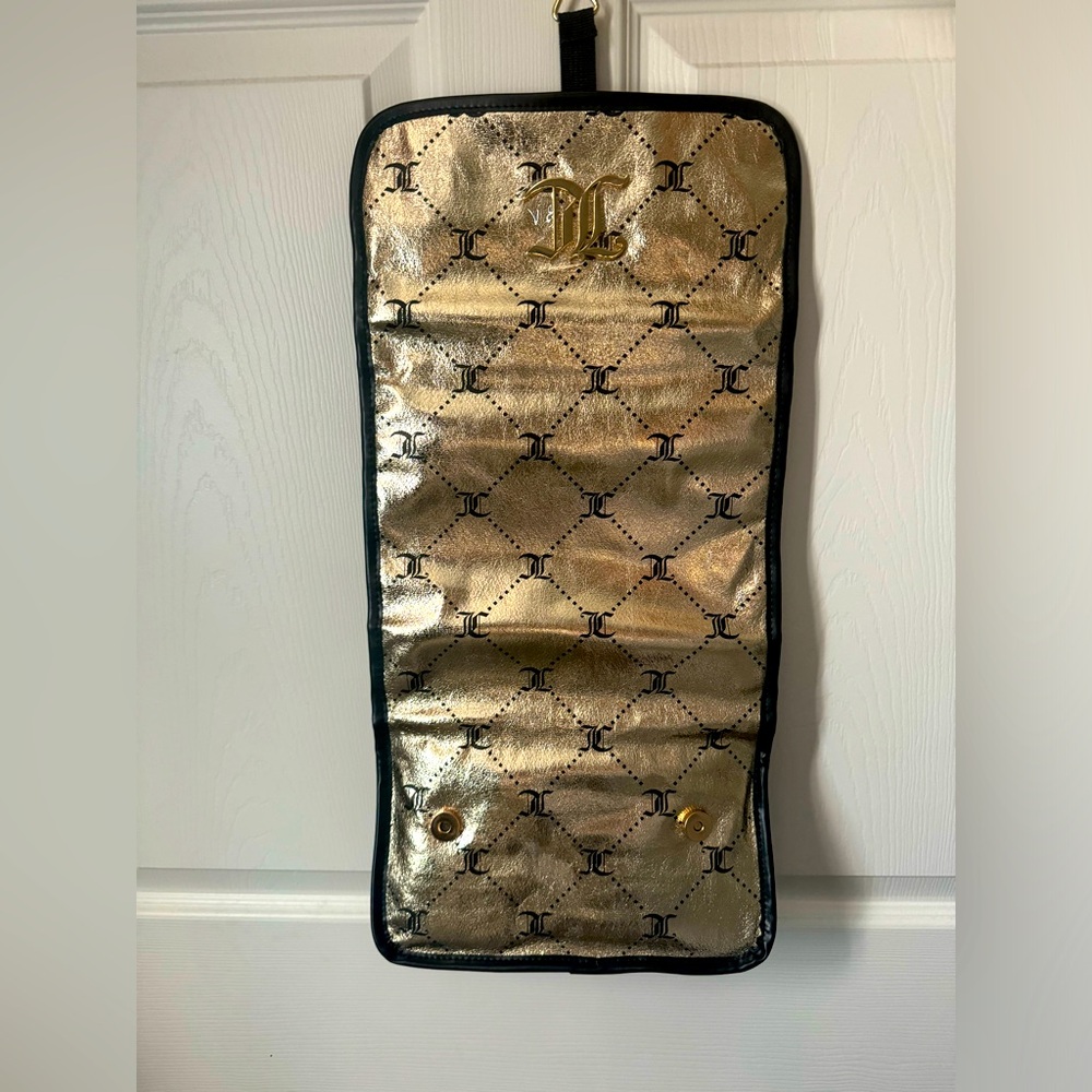 Juicy couture trifold makeup bag